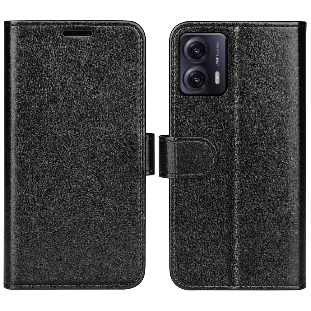For Motorola Moto G53 5G Crazy Horse Texture PU Leather Full Protection Phone Case Flip Stand Wallet Cover For Motorola Moto G53 5G Crazy Horse Texture PU Leather Full Protection Phone Case Flip Stand Wallet Cover